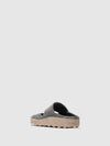 Round Toe Mules CANU CONCRETE